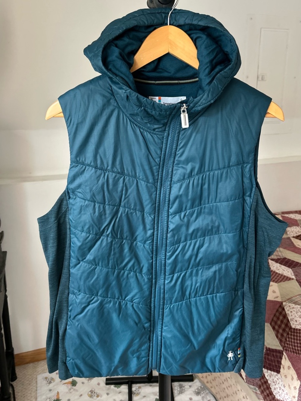 Smartwool Smartloft Merino Wool Puffer Hoodie Vest XL